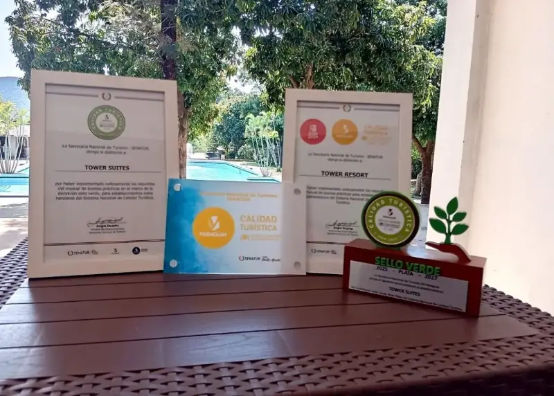 Distinciones Calidad Turística y Sello Verde de SENATUR