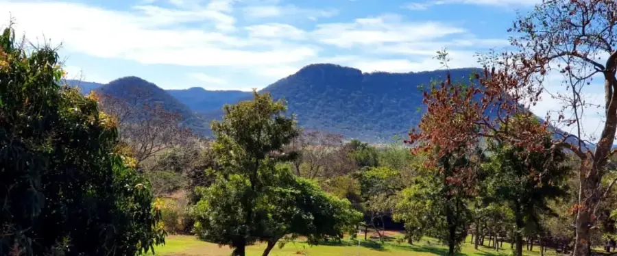 Vista de los cerros de Paraguarí